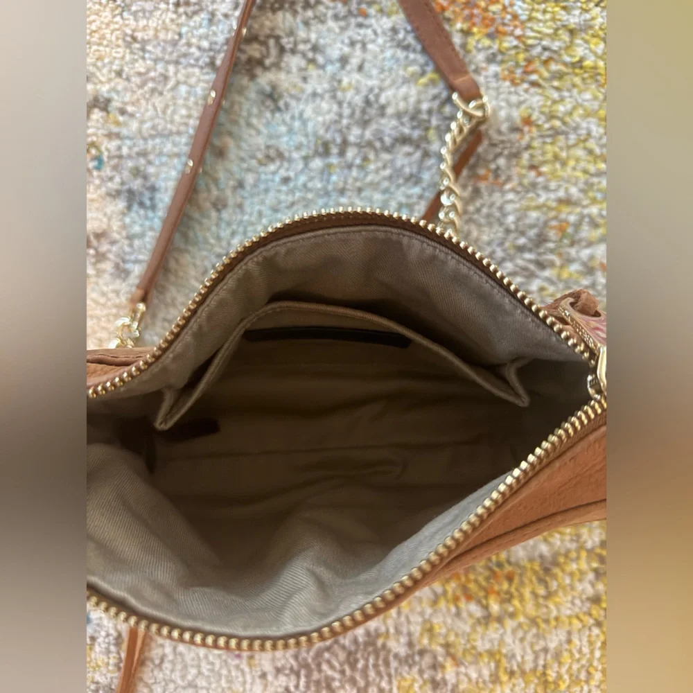 Rebecca Minkoff brown crossbody bag gold hardware - Picture 5 of 5